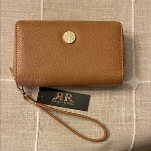 Rebecca & Rifka Brown Wristlet Wallet